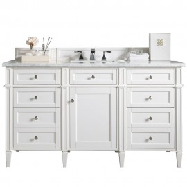 Brittany 60" Cottage White Single (Vanity Only Pricing)